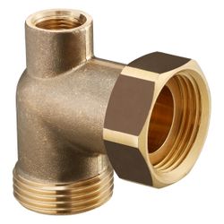 Oventrop Anschlusswinkel für Kesselverrohrung, G 1” Überwurfmutter x G 1” Außengewind... OVENTROP-1359064 4026755318173 (Abb. 1)