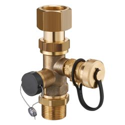 Oventrop Solar-Kappenventil für Expa Con DN 20, Rp 3/4" Innengewinde x G 3/4" Außenge... OVENTROP-1364185 4026755370034 (Abb. 1)
