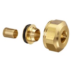 Oventrop Regusol Klemmringverschraubung DN 25, G 1” Überwurfmutter 22mm, 2-fach, Hüls... OVENTROP-1367589 4026755386547 (Abb. 1)