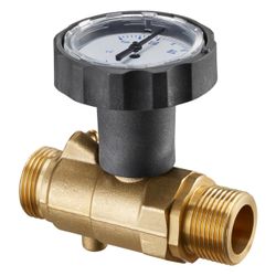 Oventrop Kugelhahn für Regumaq X-30/XZ-30, Primärkreis Rücklauf, Thermometer Blau, 13... OVENTROP-1381094 4026755366983 (Abb. 1)