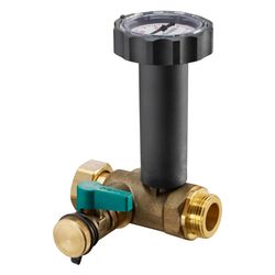 Oventrop Kugelhahn für Regumaq X-30/XZ-30, Trinkwasser warm, Thermometer Rot, 1381096... OVENTROP-1381096 4026755367003 (Abb. 1)