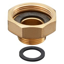 Oventrop Verschraubung G 1 1/2" Innengewinde x G 1” Innengewinde, für Umwälzpumpe mit... OVENTROP-1381587 4026755439694 (Abb. 1)