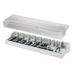 Oventrop Anschlussleiste 10 Regelzonen für Raumthermostate und Stellantriebe 230V, 14... OVENTROP-1400981 4026755435023 (Abb. 1)