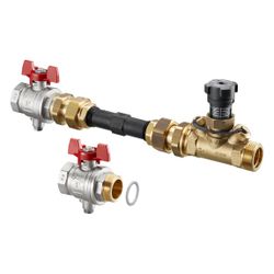 Oventrop Wärmemengenzähler-Anschlussset für Verteiler Durchgangsausführung, Hycocon V... OVENTROP-1404579 4026755350401 (Abb. 1)