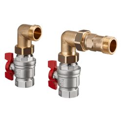 Oventrop Winkel-Anschlussset für Multidis SF und SH Edelstahlverteiler, 1404780... OVENTROP-1404780 4026755329926 (Abb. 1)