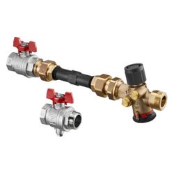 Oventrop Wärmemengenzähler-Anschlussset mit Cocon QTZ 180-1300l/h, Durchgangsausführu... OVENTROP-1404883 4026755388176 (Abb. 1)