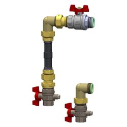 Oventrop Wärmemengenzähler-Anschlussset für Multidis SFQ, DN 20 Eckausführung, 140557... OVENTROP-1405578 4026755453416 (Abb. 1)