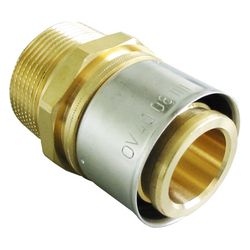 Oventrop Press-Anschluss mit Außengewinde Cofit P 40x3,5mm x R1 1/4", Messing... OVENTROP-1512054 4026755204421 (Abb. 1)