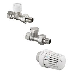 Oventrop Thermostatventil-Set, DN 15 Durchgangsausführung, mit Uni LH, AV9, Combi 2... OVENTROP-1683804 4026755448733 (Abb. 1)