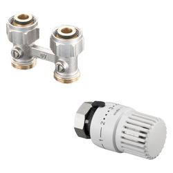 Oventrop Set vindo TH und Multiflex Durchgangsausführung, G 3/4" Außengewinde... OVENTROP-1715813 4026755448825 (Abb. 1)