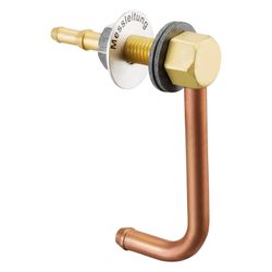 Oventrop Winkel mit Gegenmutter mit Kupferrohr, Mittelabstand 77mm, 2074261... OVENTROP-2074261 4026755419900 (Abb. 1)