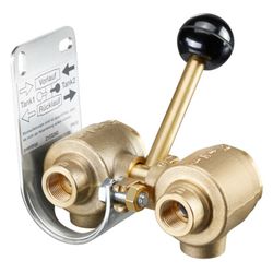 Oventrop Doppel-Umschaltarmatur in Kugelhahnausführung, Messing, 2103260... OVENTROP-2103260 4026755425857 (Abb. 1)