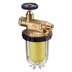 Oventrop Oilpur E A Heizölfilter-Einstrang 3/8" IG x 3/8" AG, Sinterkunststoff 50-75u... OVENTROP-2123561 4026755151992 (Abb. 1)