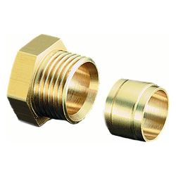 Oventrop Ofix-Oil Klemmringverschraubung 8mm, 2-fach für Zweistrangfilter und Flexo-B... OVENTROP-2127051 4026755152463 (Abb. 1)