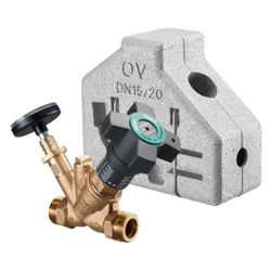 Oventrop Aquastrom C Strangregulierventil DN 32 beidseitig Außengewinde, mit Isolieru... OVENTROP-4207110 4026755537758 (Abb. 1)