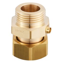 Oventrop Anschlussstück für Cocon Impulsleitung, G 1" AG, G 1" ÜM, M8x1 Anschluss für... OVENTROP-9010509 4026755498394 (Abb. 1)
