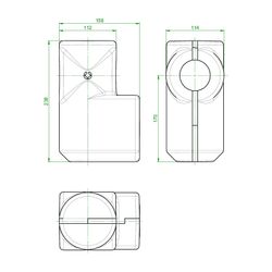 Oventrop Wärmedämmschale für Schlammabscheider DN 32/40, horizontale Einbaulage, 1124... OVENTROP-1124092 4026755486988 (Abb. 1)