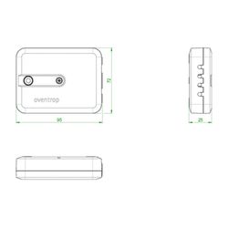 Oventrop Regtronic Kommunikationsmodul KM-IP, BACnet IP oder Modbus TCP, LED-Anzeige,... OVENTROP-1159094 4026755491999 (Abb. 1)