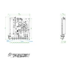 Oventrop Regudis W-HTF HT Wohnungsstation gemischter Heizkreis 17 l/min Wärmetauscher... OVENTROP-1341542 4026755412666 (Abb. 1)