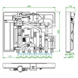 Oventrop Elektronische Wohnungsstation Regudis W-HTE, Wärmeübertrager kupfergelötet, ... OVENTROP-1344070 4026755496222 (Abb. 1)