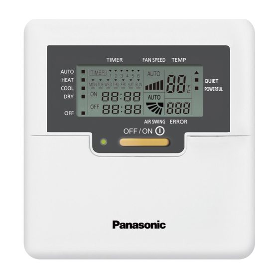 Panasonic Kabelfernbedienung für Rastermaß-Kassette RAC, CZ-RD52CP
