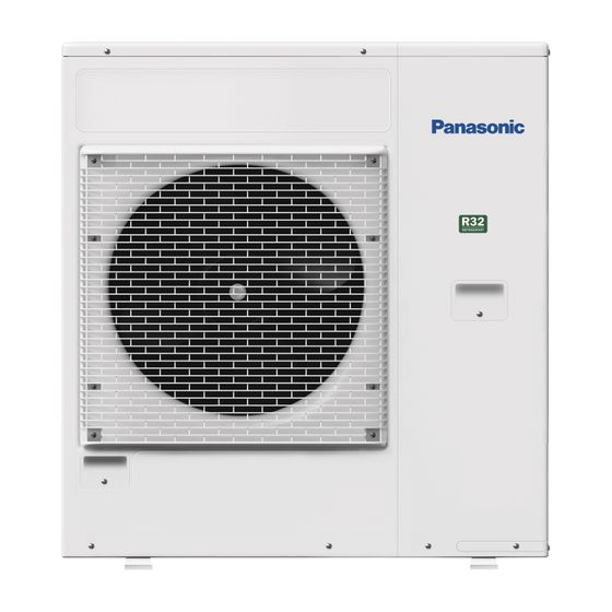 Panasonic EcoFlex für DX/A2W R32 7,1kW 1-phasig Außengerät Aquarea Teil Split