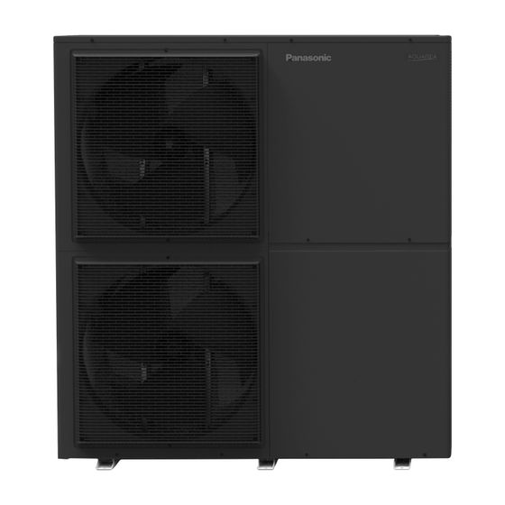 Panasonic Big A2W R290 T-Cap 20kW 75C Wasseraustritt bei -15C Luft