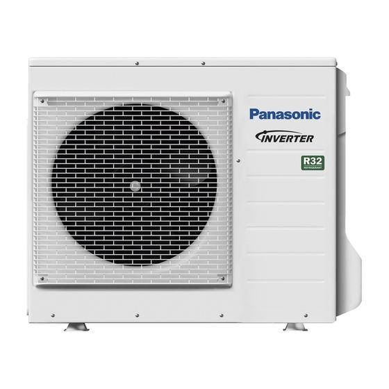 Panasonic Split-Wärmepumpe Außengerät R32 9kW bei A7/W35 1-phasig Aquarea Teil Split