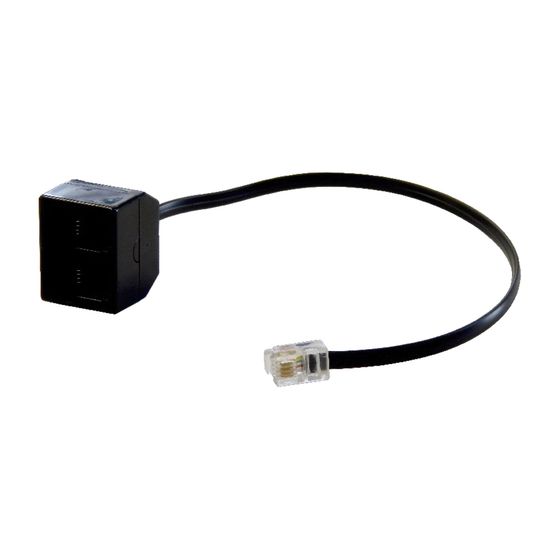Panasonic Doppelstecker für Bedieneinheiten Aquarea, PAW-VEN-DIVPLG