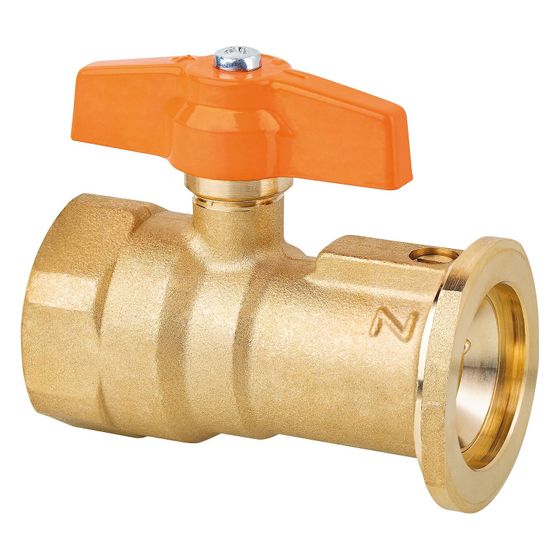 PAW Pumpenkugelhahn PKS DN 32, 115mm, Flansch x IG, Messing