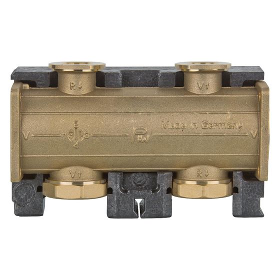 PAW Erweiterungsmodul DN 32, 125mm Achsabstand, Messing, 37113