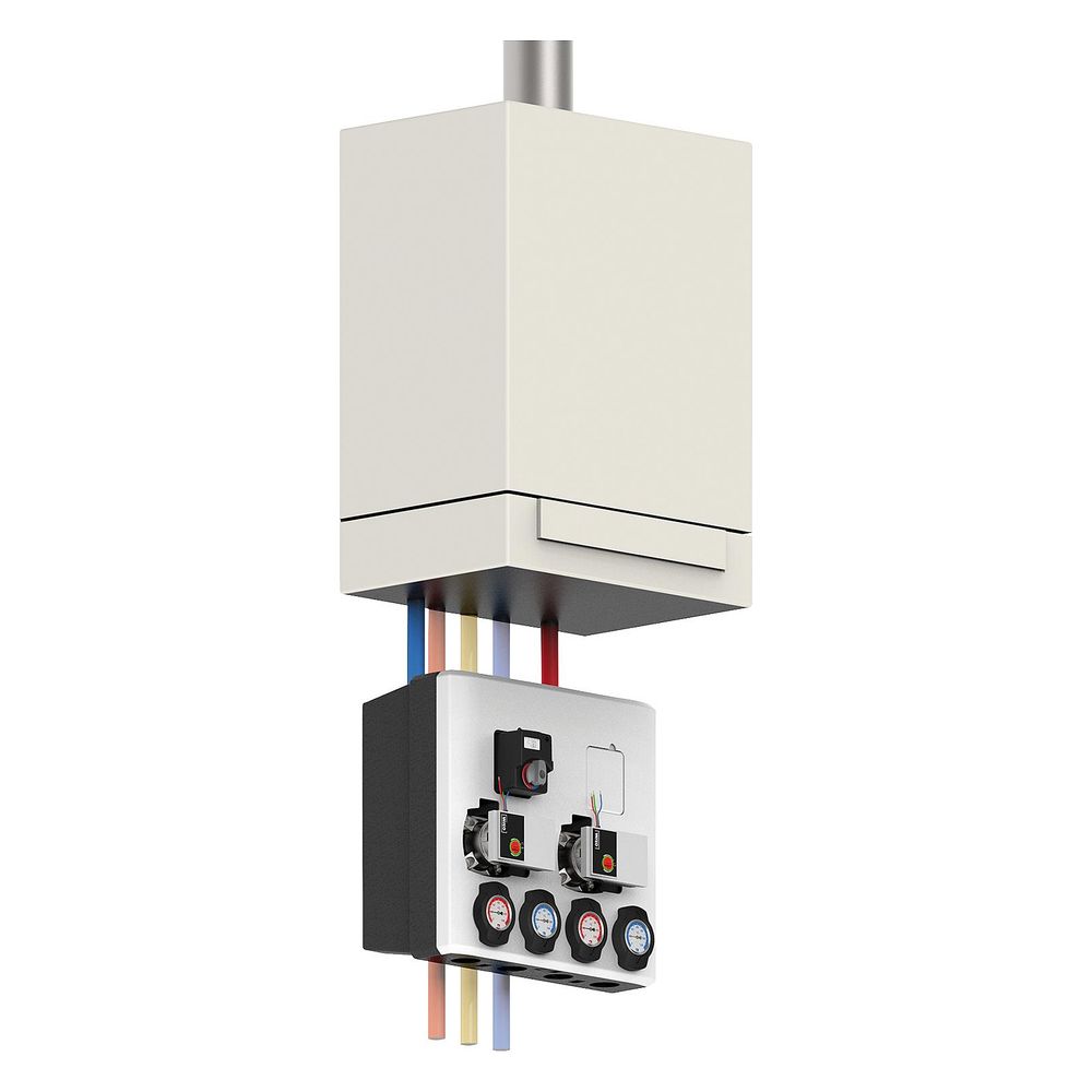 PAW Modulverteilergruppe Thermax DN 20, 2x gemischt K32/K32, 400x408mm, Messing... PAW-323622WP6 4251401514115 (Abb. 5)
