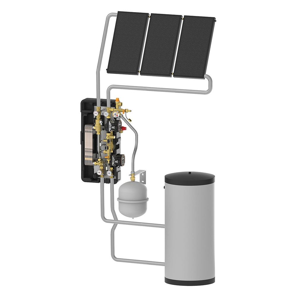 PAW Solar-Trennsystem Solex Mini DN15, inkl. Regelung Delta Sol BX Plus... PAW-60914WUS02  (Abb. 2)