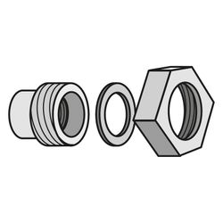 PAW Pumpenverschraubung, DN 32 1 1/4" Flansch x DN 32 1 1/4" IG, Messing... PAW-2152 4251401501443 (Abb. 1)