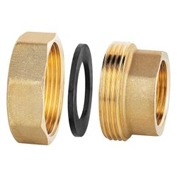 PAW Pumpenverschraubung, DN 32 1 1/4" Flansch x DN 32 1 1/4" IG, Messing... PAW-2152 4251401501443 (Abb. 1)