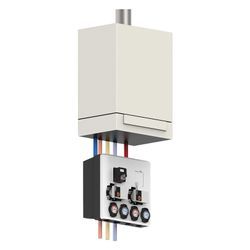 PAW Modulverteilergruppe Thermax DN 20, 2x gemischt K32/K32, 400x408mm, Messing... PAW-323622WP6 4251401514115 (Abb. 1)