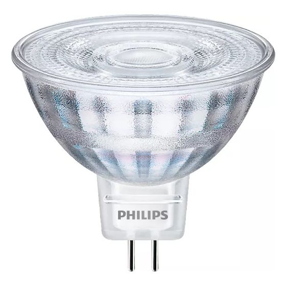Philips LED-Reflektor CorePro MR16, 2,9W 230lm 2700K GU5.3, Glas, Weiß