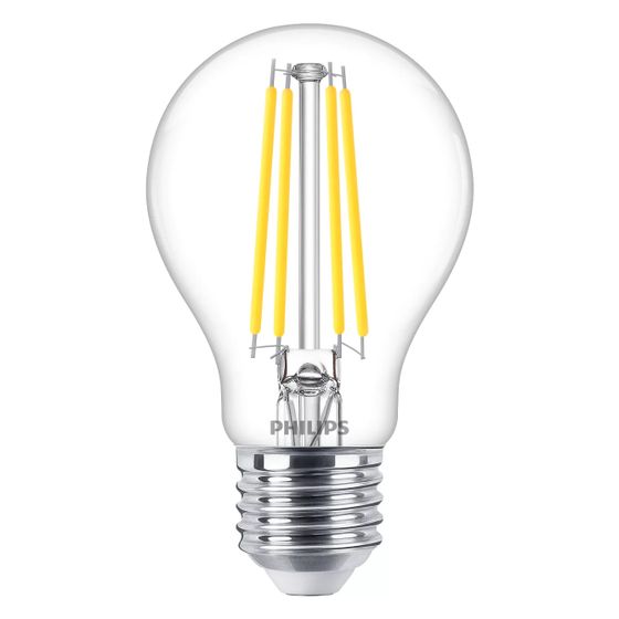 Philips LED-Leuchtmittel MASTER Value LEDbulb A60, 5,9W, 806 lm, 2700 K, E27, Glas, Klar, 34784700