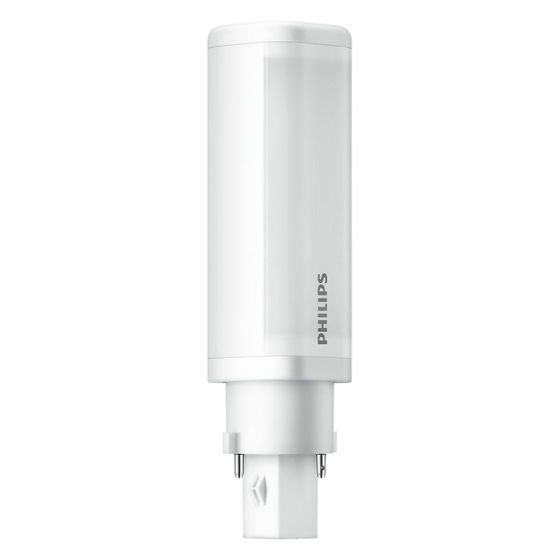 Philips LED-Kompaktleuchtstofflampe CorePro PLC G24d-1, 5,9W, 600lm, 3000K, Kunststoff, Weiß