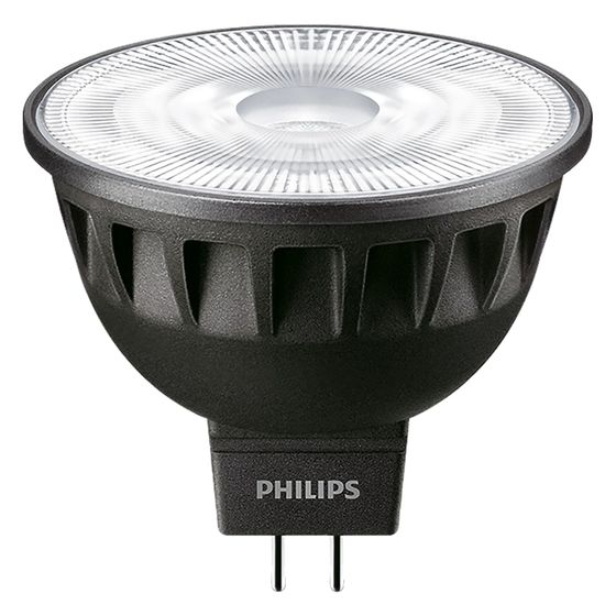 Philips LED-Reflektor MASTER LED ExpertColor 6,7-35W MR16, 420 lm, 2700 K, CRI 97, GU5,3, Kunststoff, Schwarz