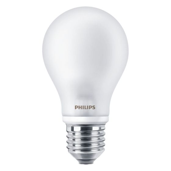 Philips LED-Leuchtmittel CorePro LEDBulbND A60, 7W, 806lm, 2700K, E27, Glas, Weiß