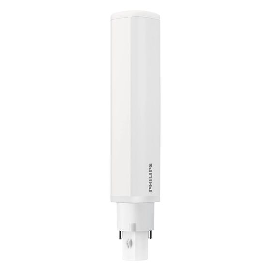 Philips LED-Kompaktleuchtstofflampe CorePro PL-C G24d-3, 8,9W, 1100 lm, 4000 K, Kunststoff, Weiß