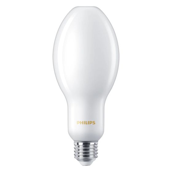Philips LED-Lampe TForce Core HPL Oval, 13W 2.000lm 4000K E27, Glas, Weiß