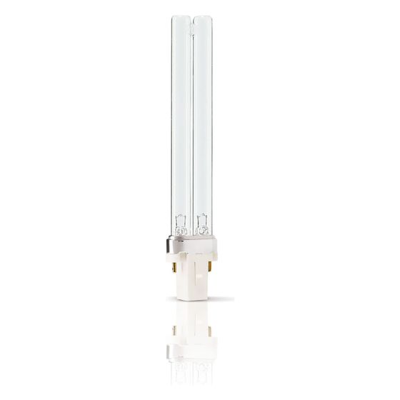 Philips Kompaktleuchtstofflampe TUV PL-S 7W/2P, 7W 42V G23 135mm