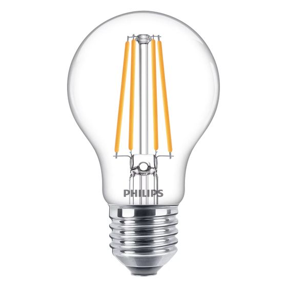 Philips LED-Lampe CorePro A60, 8,5W 1.055lm 2.700K, Glas, Weiß