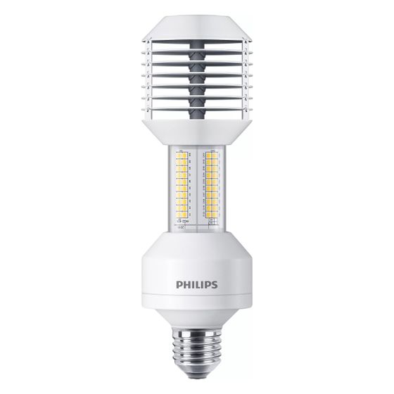 Philips LED-Lampe MASTER SON-T Röhrenform, 34W, 5400lm, 2700K, E27, Glas, Weiß, 1