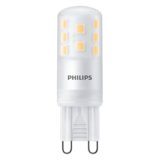 Philips LED-Stiftsockellampe CorePro G9 3,7W 470lm 2700K, 320 Grad, Kunststoff, Weiß, 30185600
