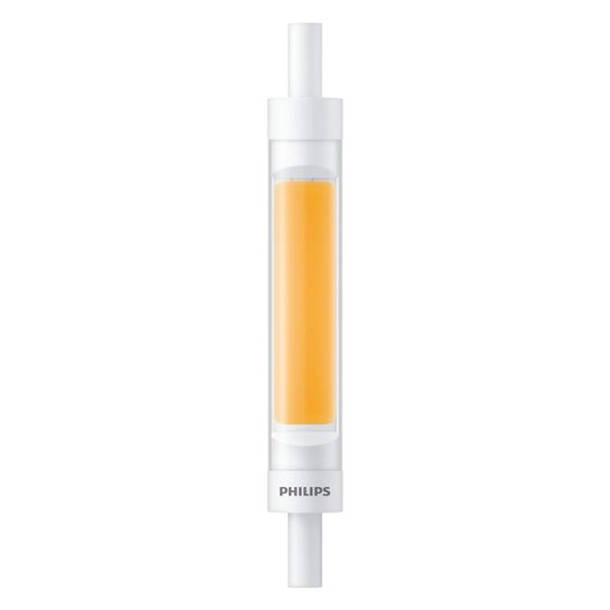 Philips LED-Stablampe CorePro R7S 118mm 7,2W 810lm 3000K, 118x15mm, Kunststoff, Weiß