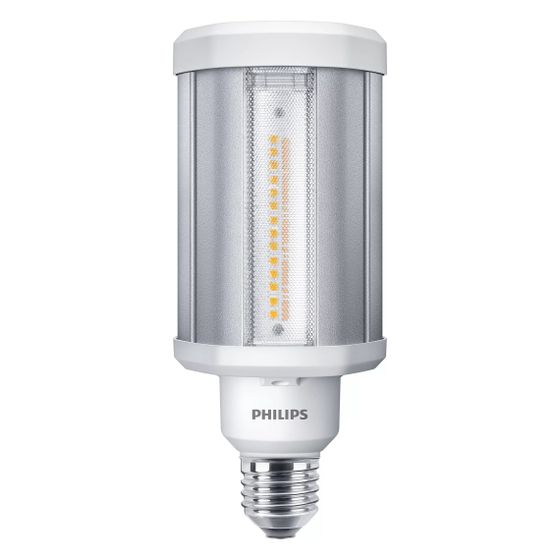 Philips LED-Lampe TrueForce LED HPL 30-21W E27 840, 21W, 3000 lm, 4000 K, Kunststoff, Weiß