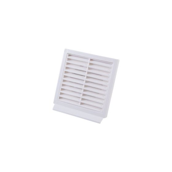 Pluggit Außengitter, DN 100, 155x155x13mm, Weiß